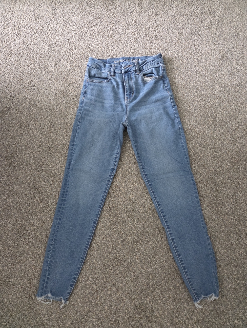 American Eagle Light Blue High-Rise Jegging Jeans